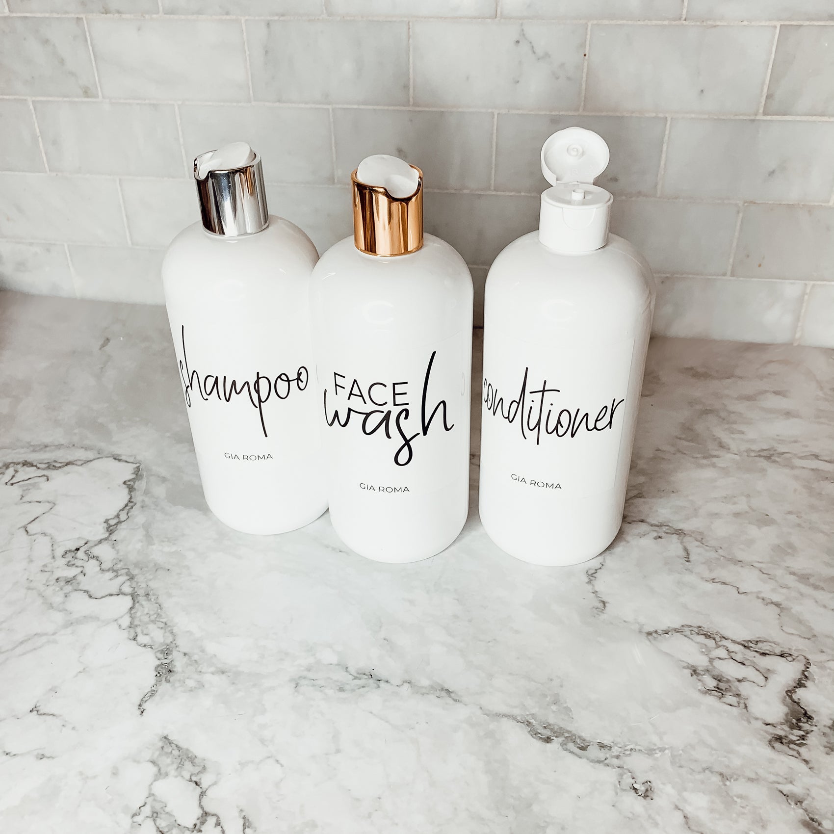 16oz Plastic Bottles - White|White Label