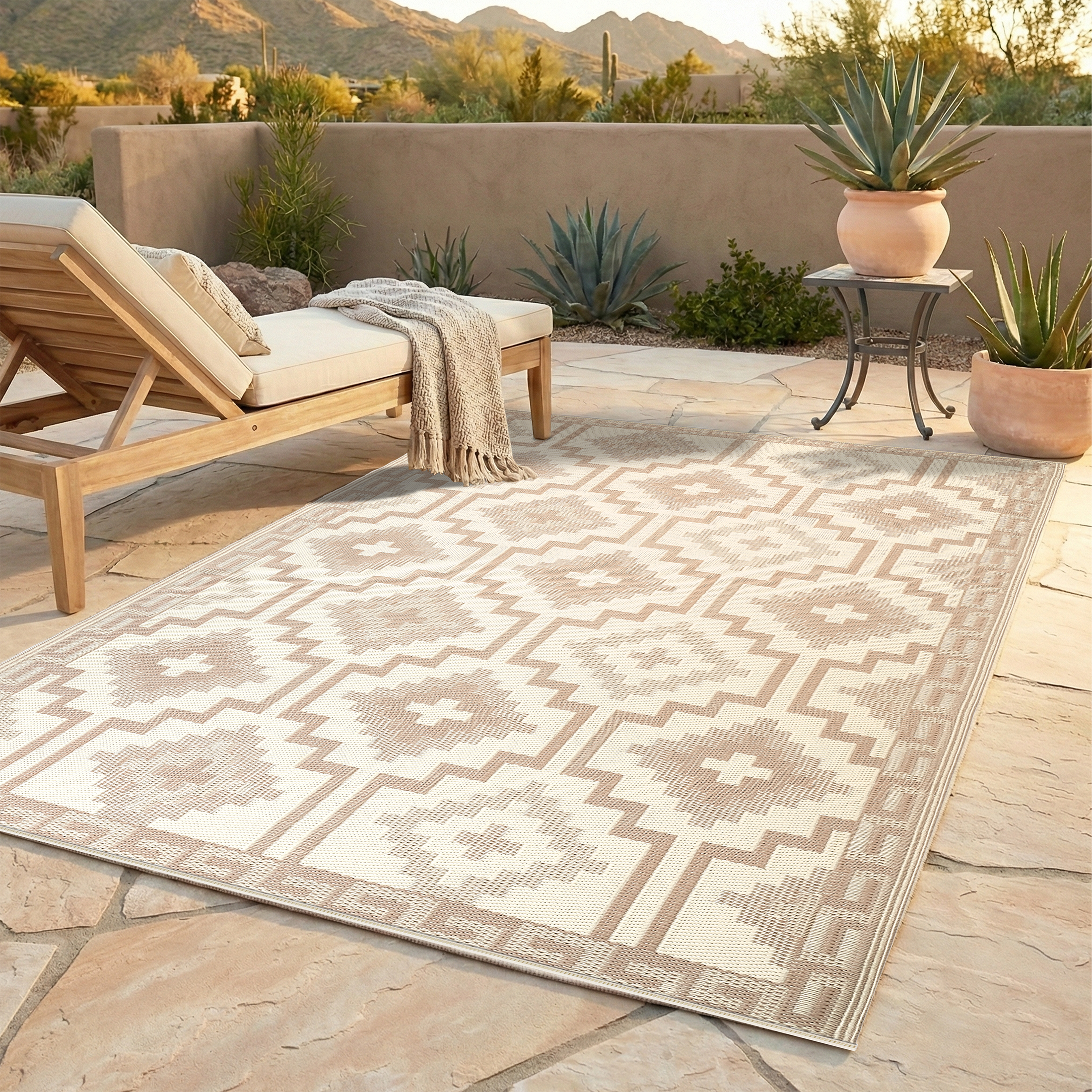 Lhasa - Mocha Reversible Rug