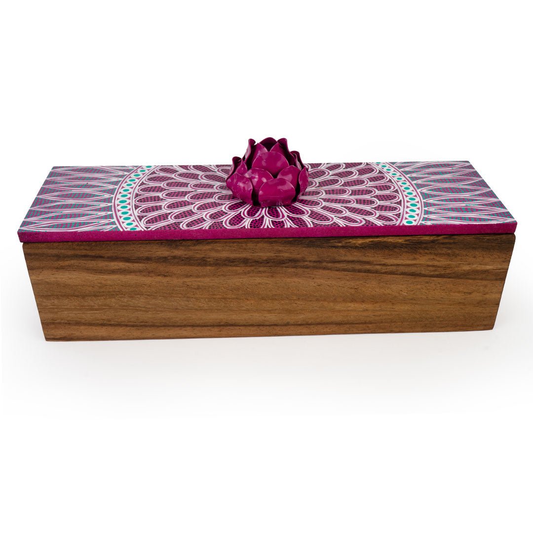 Blossom Handpainted Tea Boxes - 5 Colors