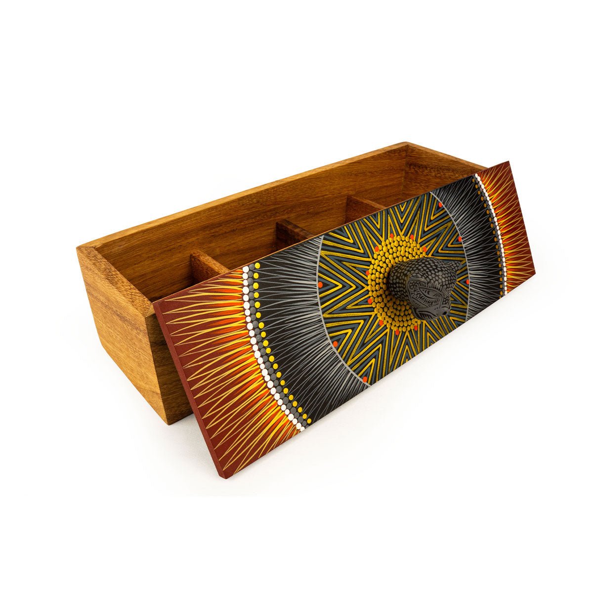 Balam, The Maya Jaguar Tea Box