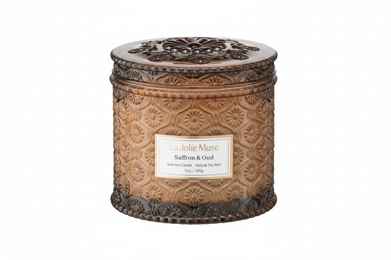 Maelyn - Saffron & Oud 12oz Candle