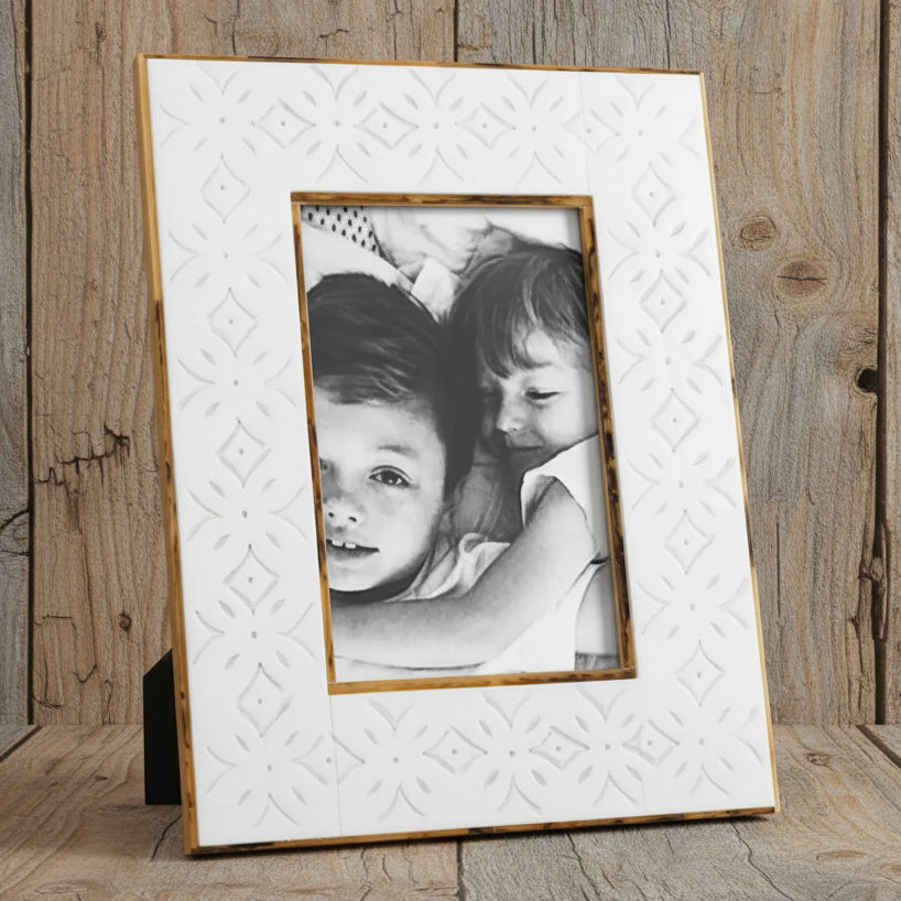 Rhythm Circles Handmade Resin Inlay Picture Frame