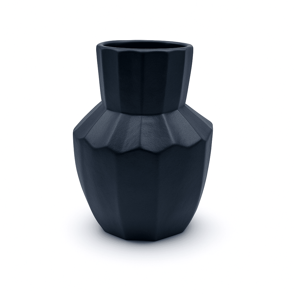 Desert Bloom Vase in Black or Misty Sage
