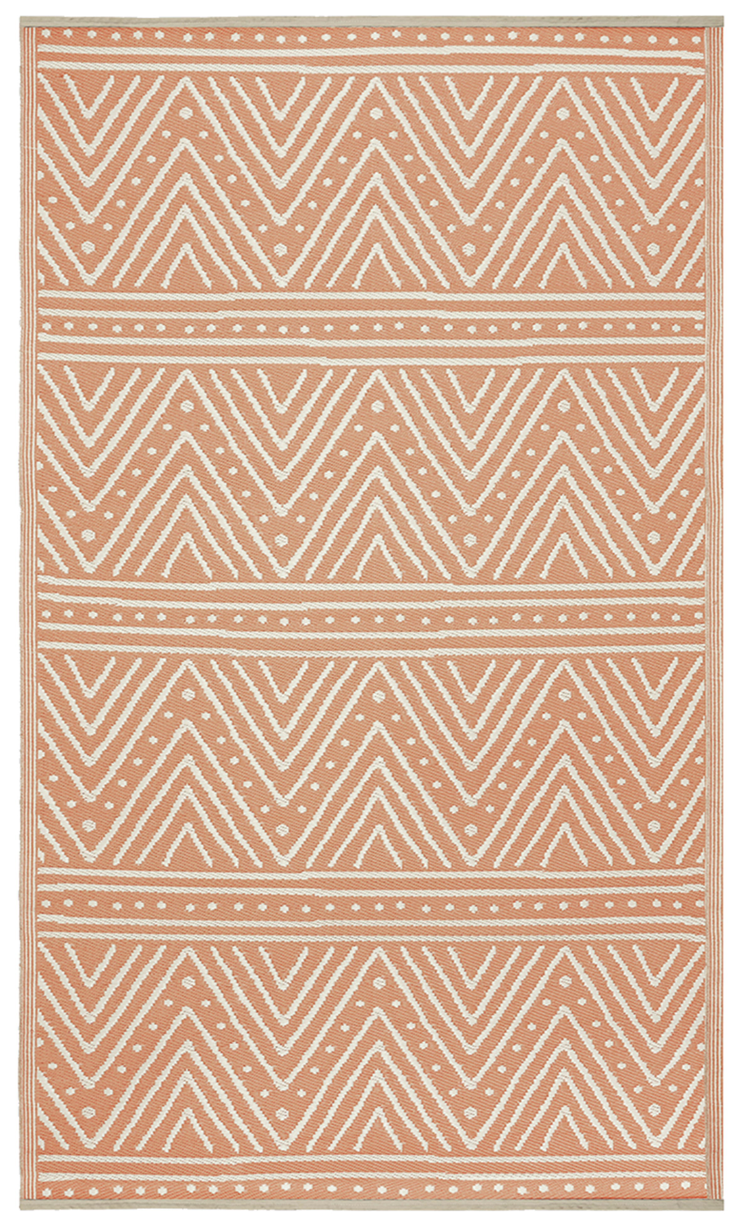 Patan - Coral Reversible Rug