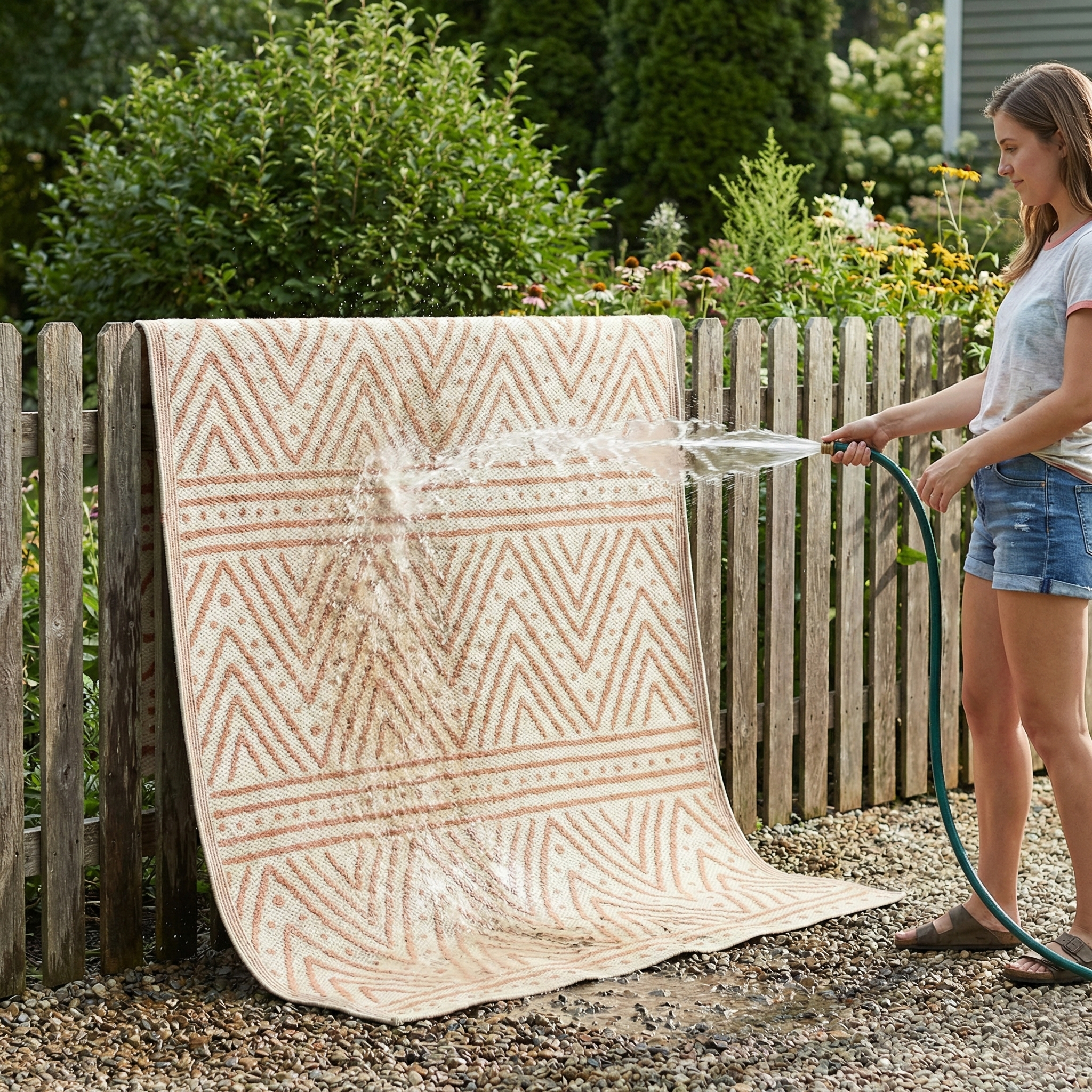 Patan - Coral Reversible Rug