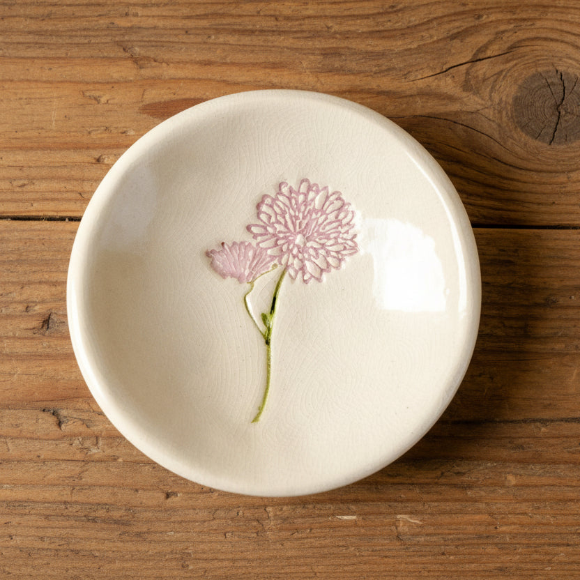 Birth Flower Ring Dish