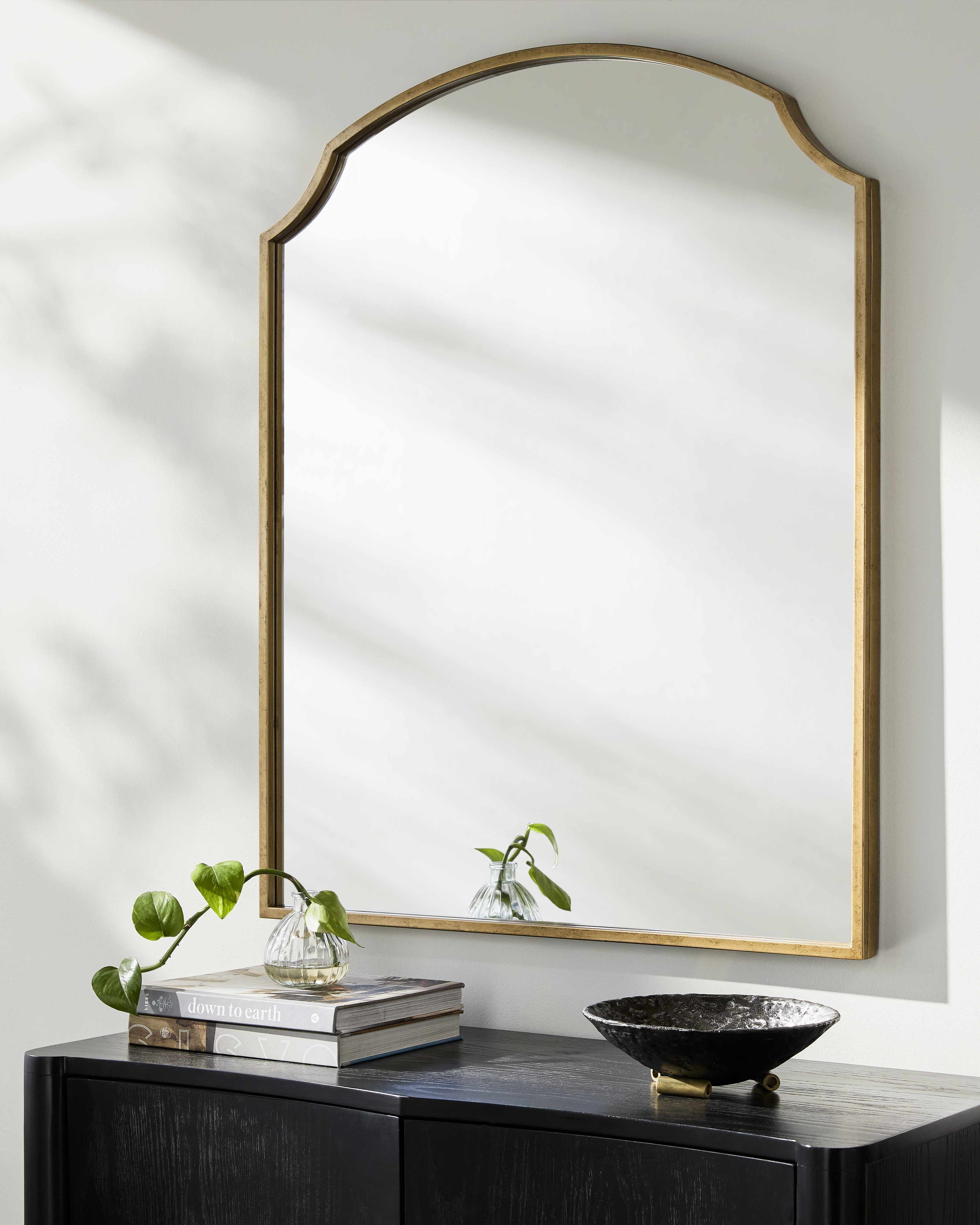 Rosamorada Mantel Mirror - Antique Gold