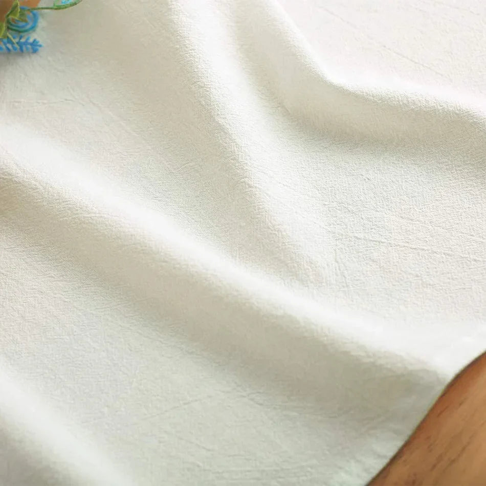 100% Cotton Table Runner in Pink or White - Multiple Sizes