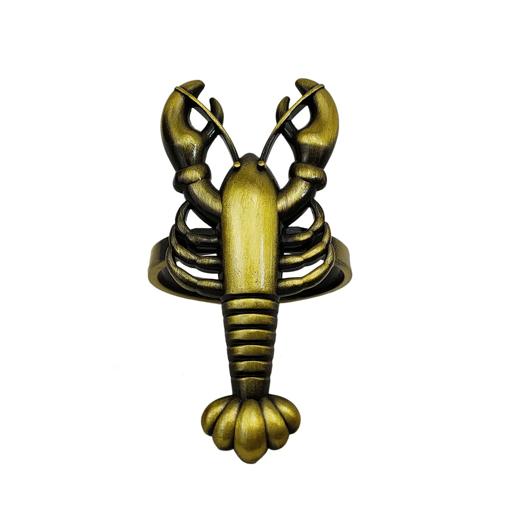 6 PCS Nautical Napkin Rings - Blue/Silver/Gold