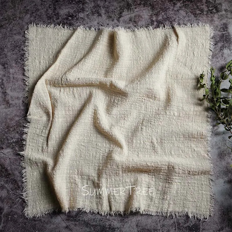 Large Rustic Cotton Gauze Napkins - 10 Pc - Multiple Colors