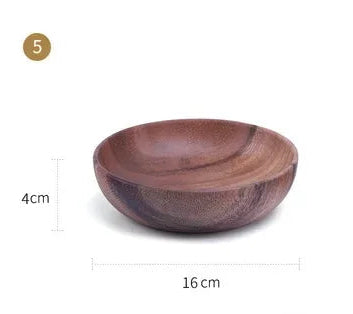 Acacia Wood Salad Bowls - Multiple Sizes