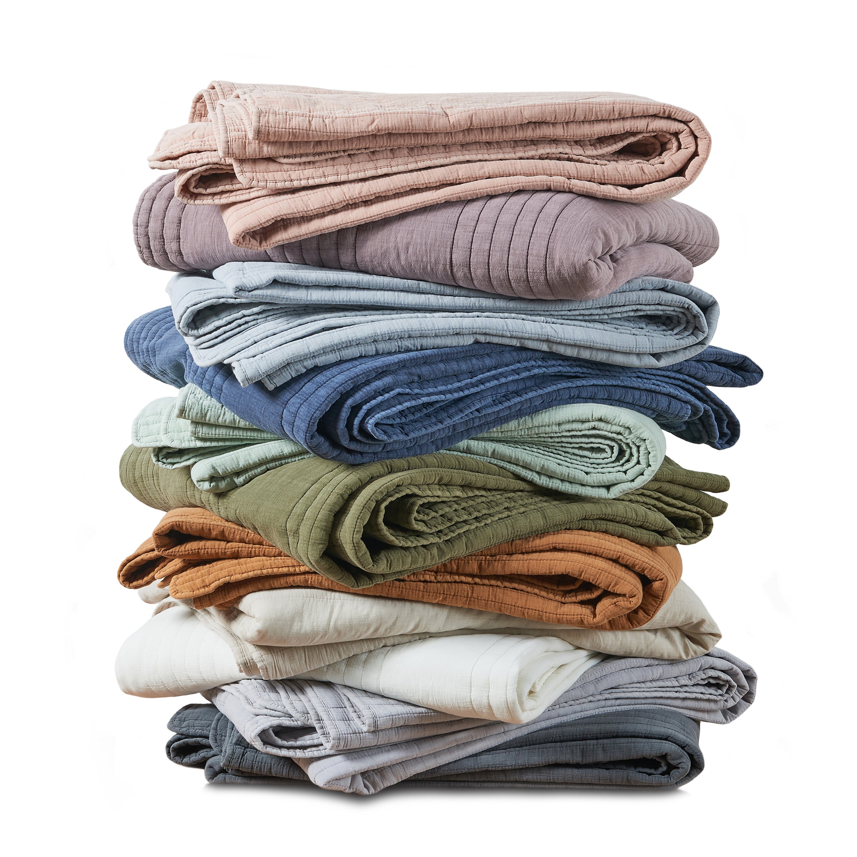 Stonewashed Cotton Quilt Sets