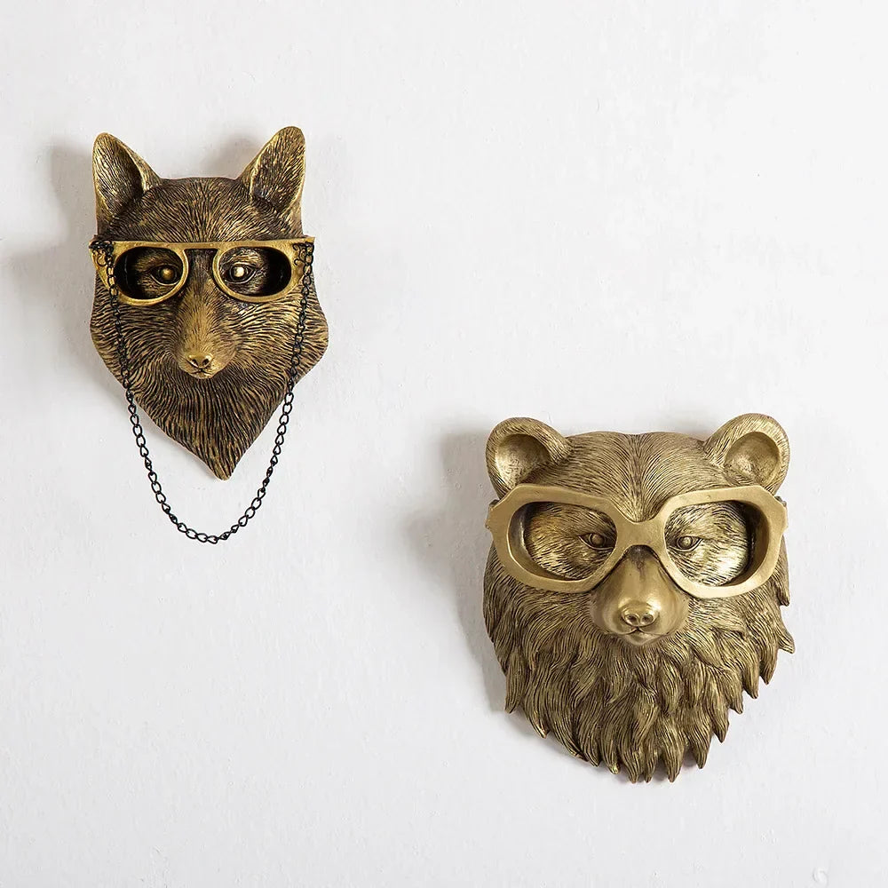 Antique Bronze Resin Animal Pendants