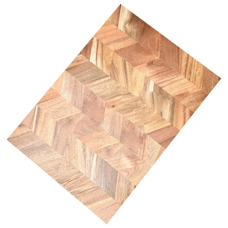 Extra Large Acacia Wood Cutting Board - Chevron Design