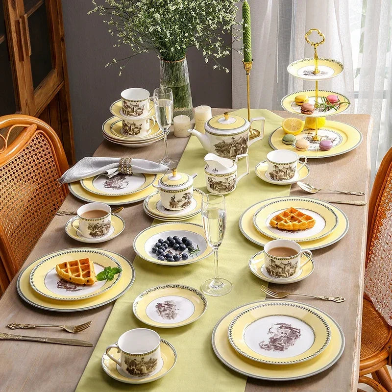 Antique Style European Heirloom Dinner Set