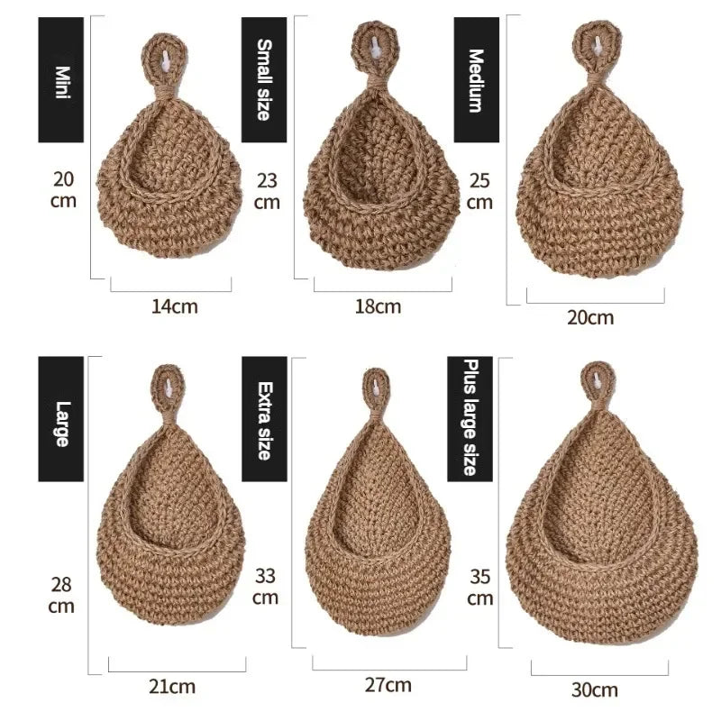 Handwoven Hanging Baskets