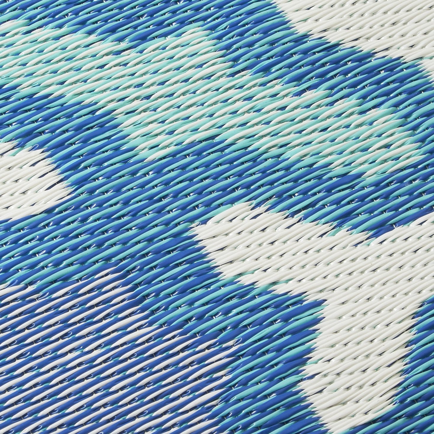 (SALE) Seville - Blue & Teal Reversible Outdoor Rug