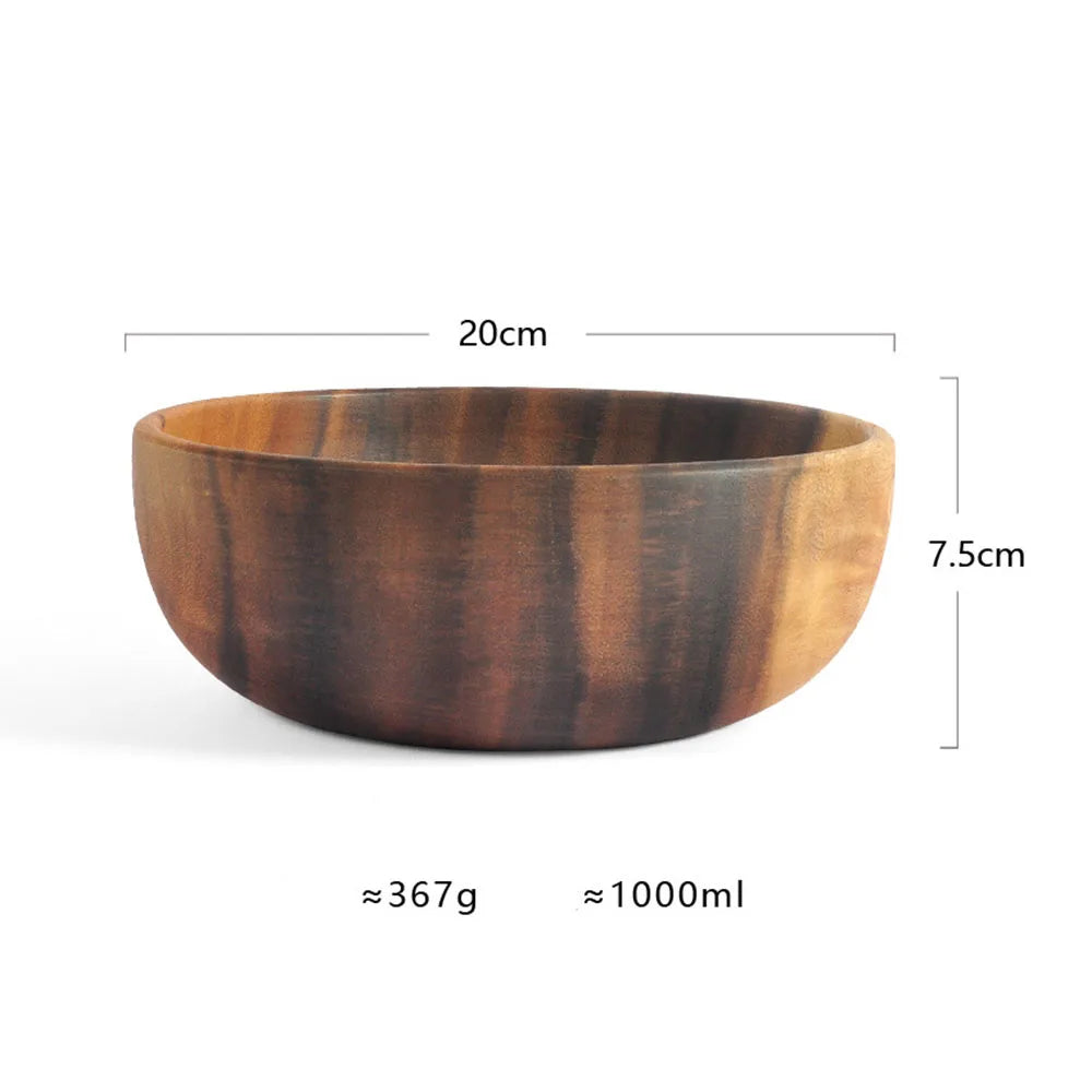 Acacia Wood Serving Bowls - Multiple Sizes
