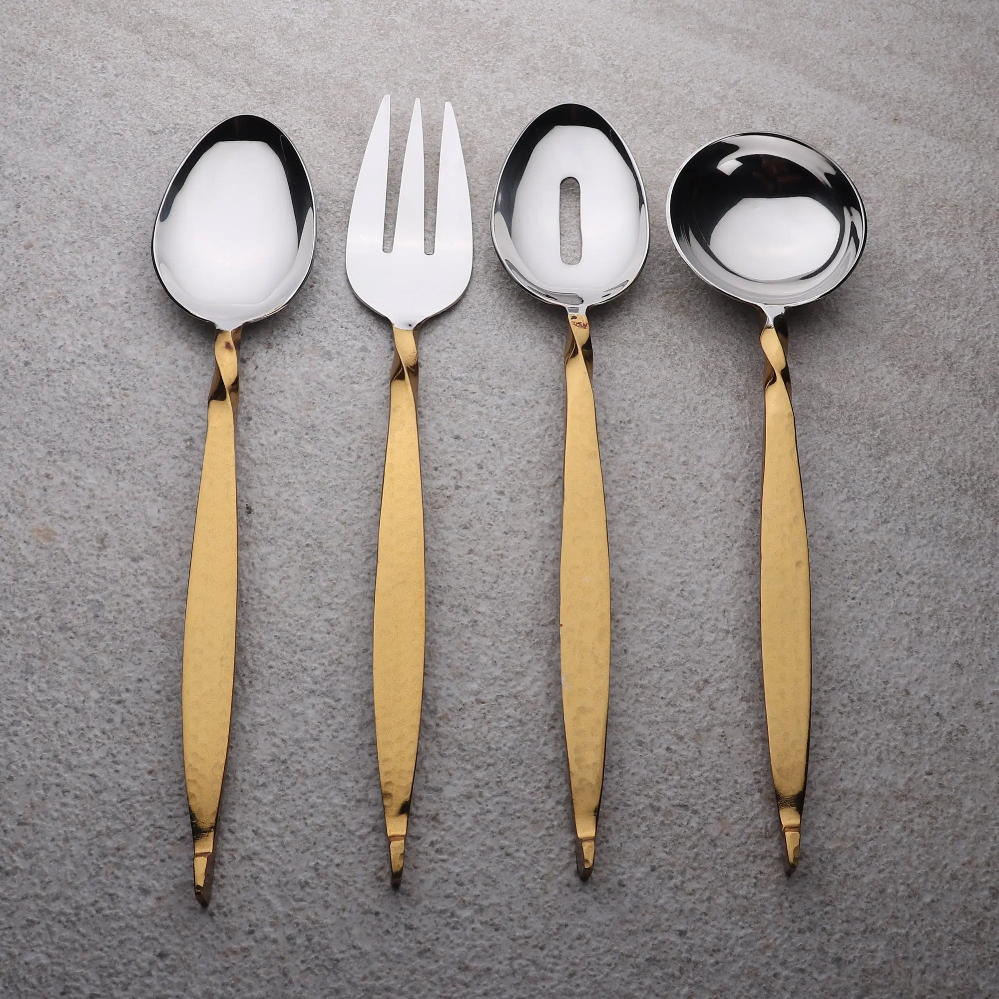 Twisted Urban Vintage Gold 4 Piece Hostess Set