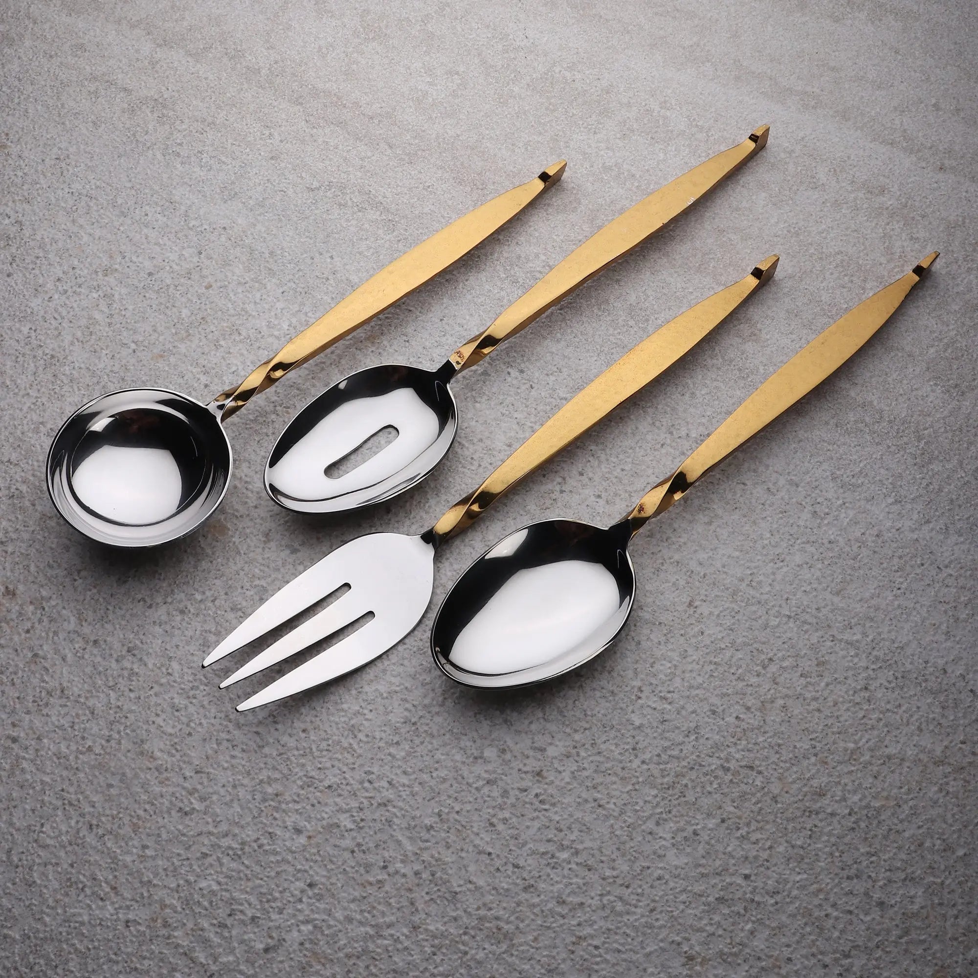 Twisted Urban Vintage Gold 4 Piece Hostess Set