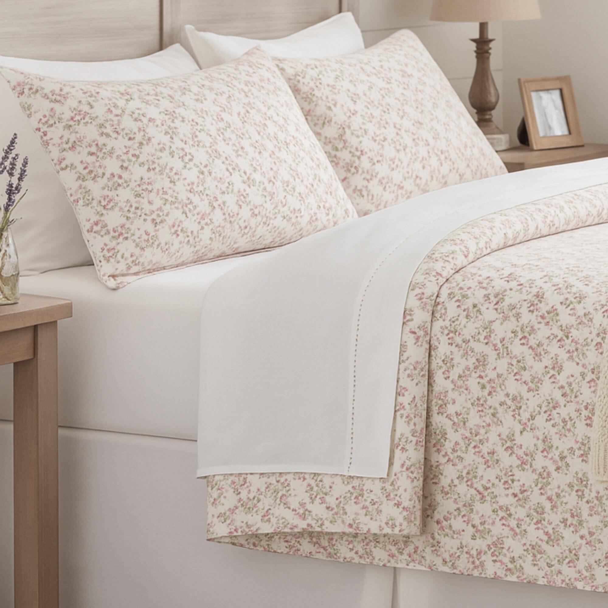 100% Cotton Coquette Sheet Set - Dainty Floral