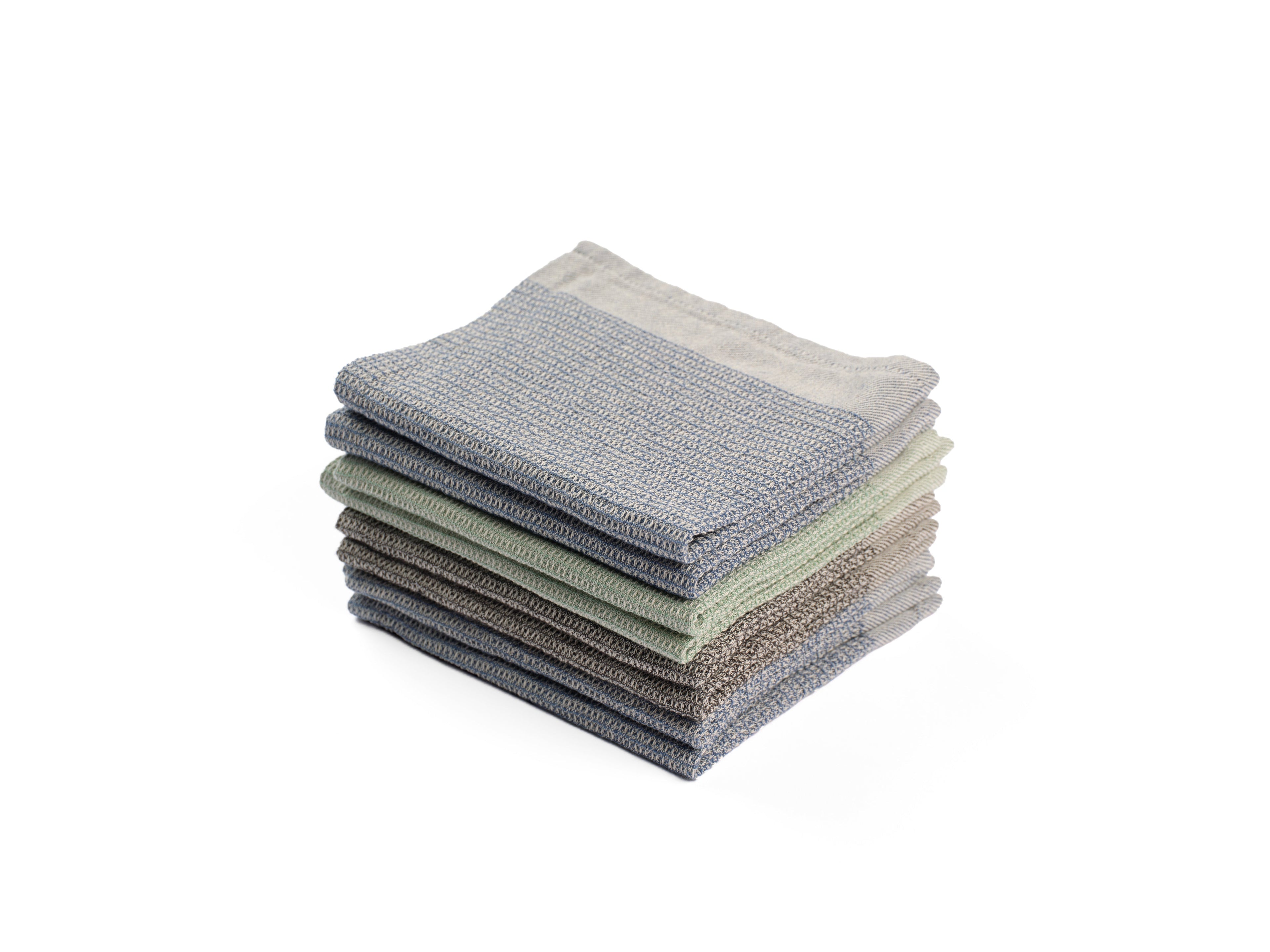 Waffle Weave Wash Cloths - Set of 8
