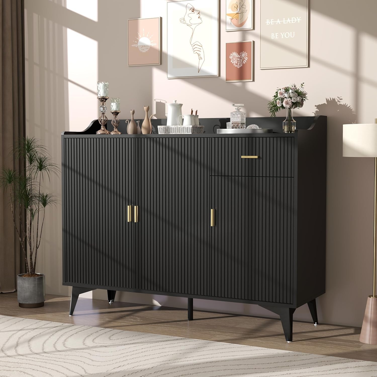 Black Sideboard Cabinet