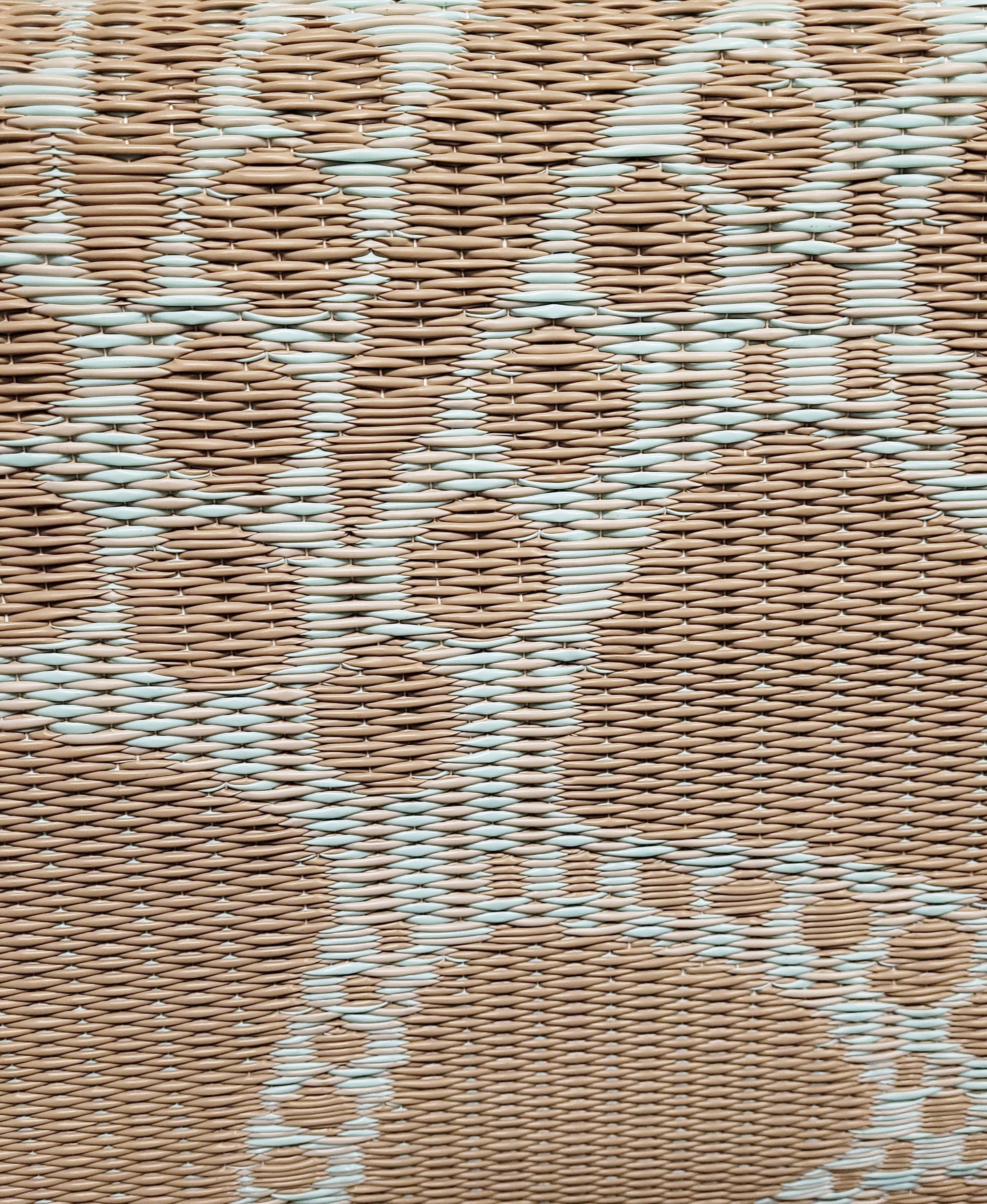 Scallop Cool Aqua Outdoor Mat