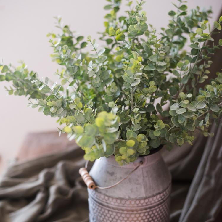 Artificial Faux Plant Eucalyptus Stem Green - 26"