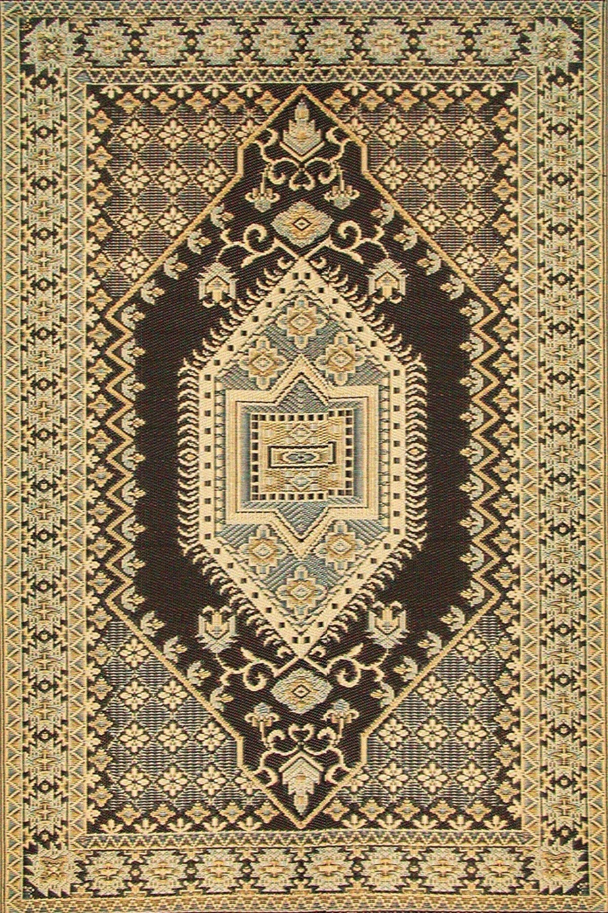 Turkish Black & Brown Reversible Outdoor Mat
