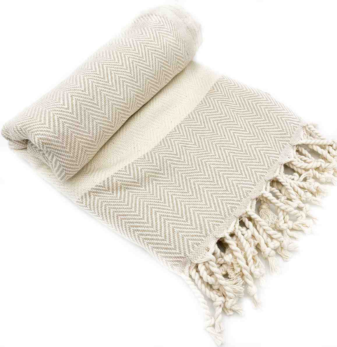 Herringbone Turkish Bath/ Beach Towels - Multiple Colors