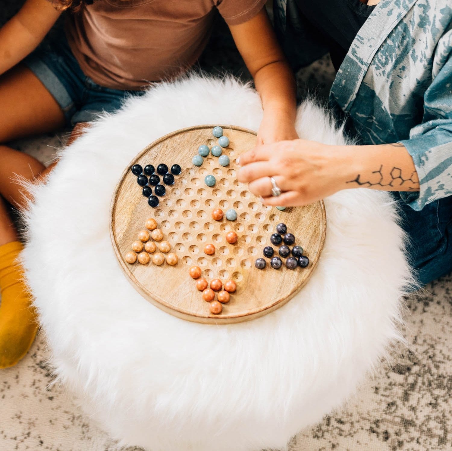 Star Checkers Game