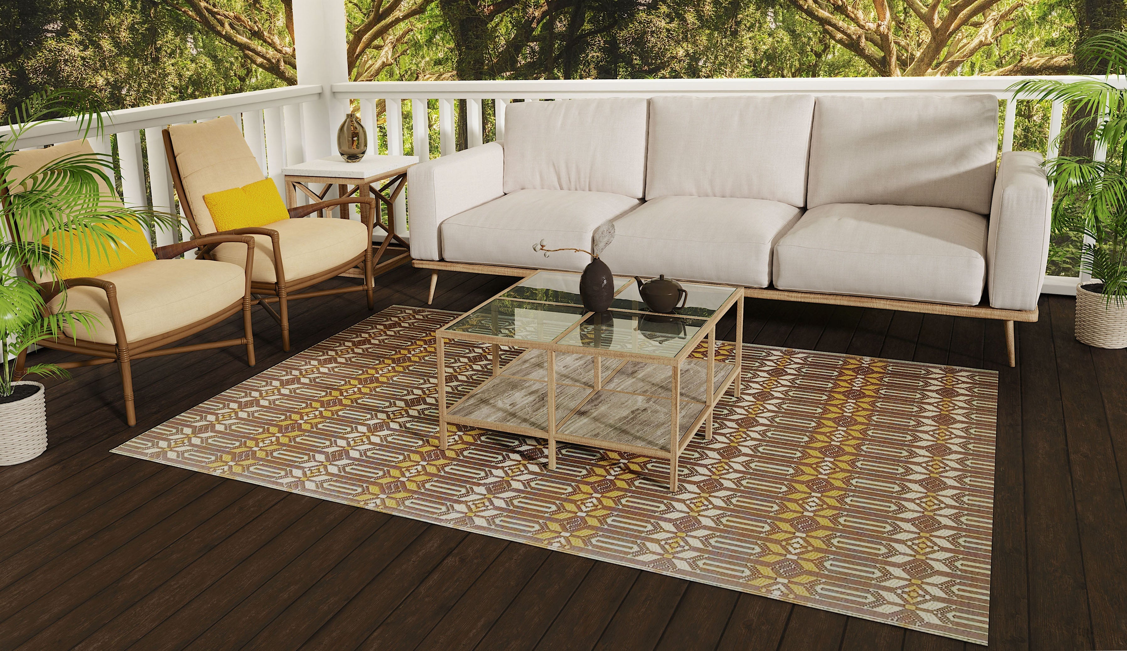Moroccan Arts & Crafts Outdoor Mat
