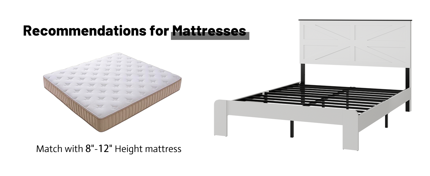 Farmhouse Platform Bed Frame - Queen
