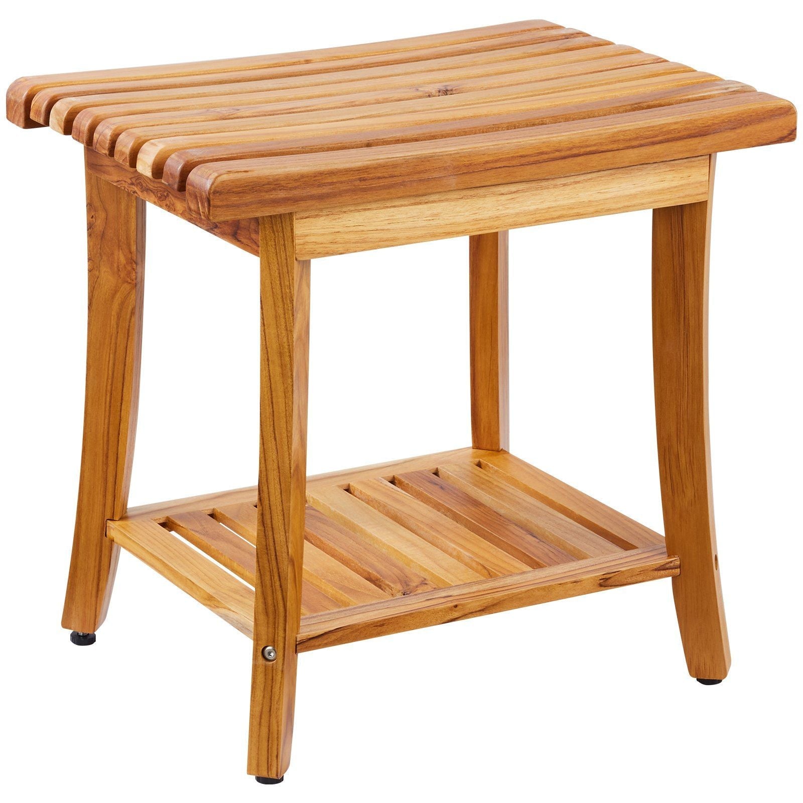 Teak Shower Bench 20 x 14.3 x 17.9 inch
