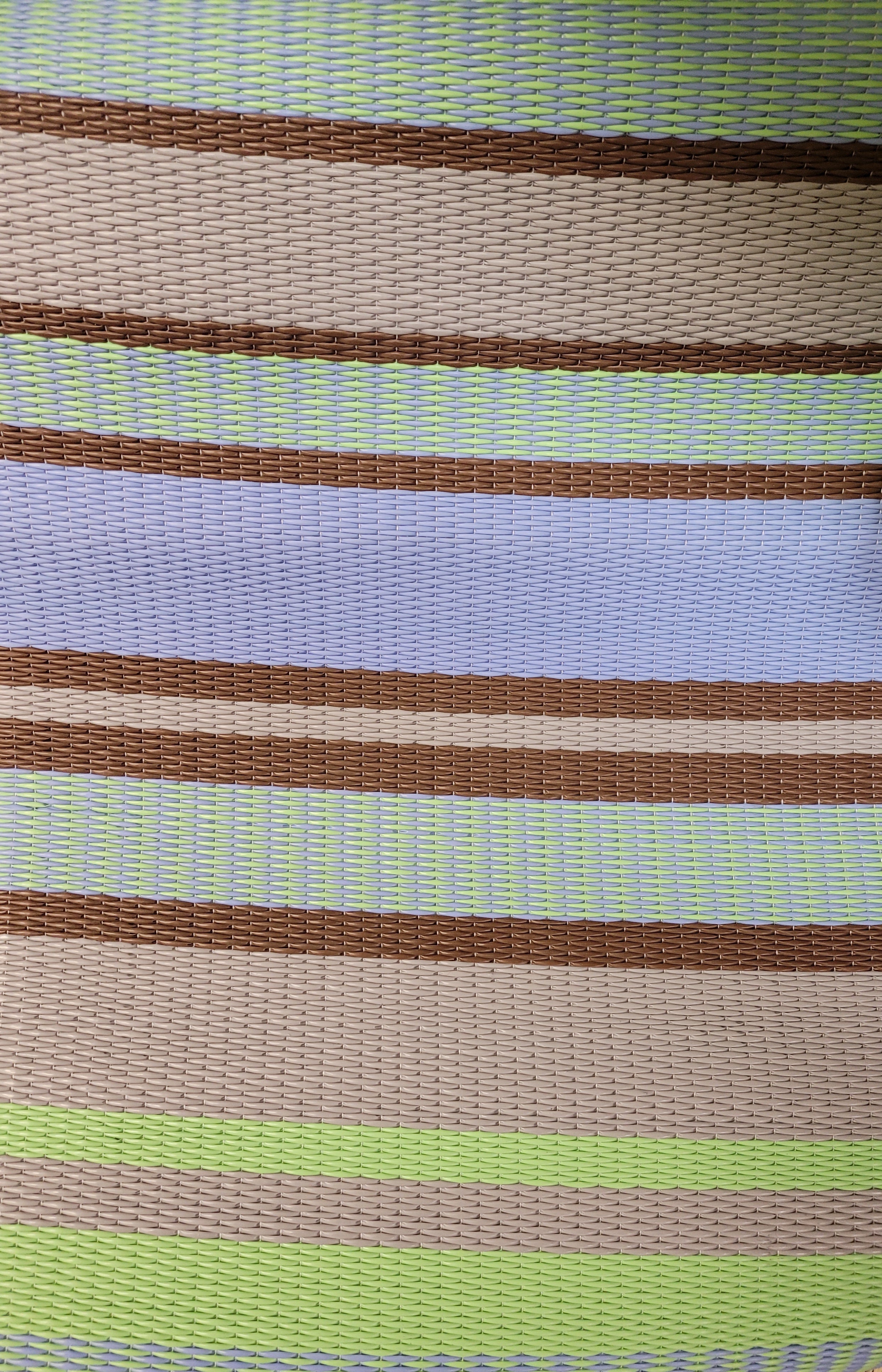 Stripes Grey & Aqua Reversible Outdoor Mat