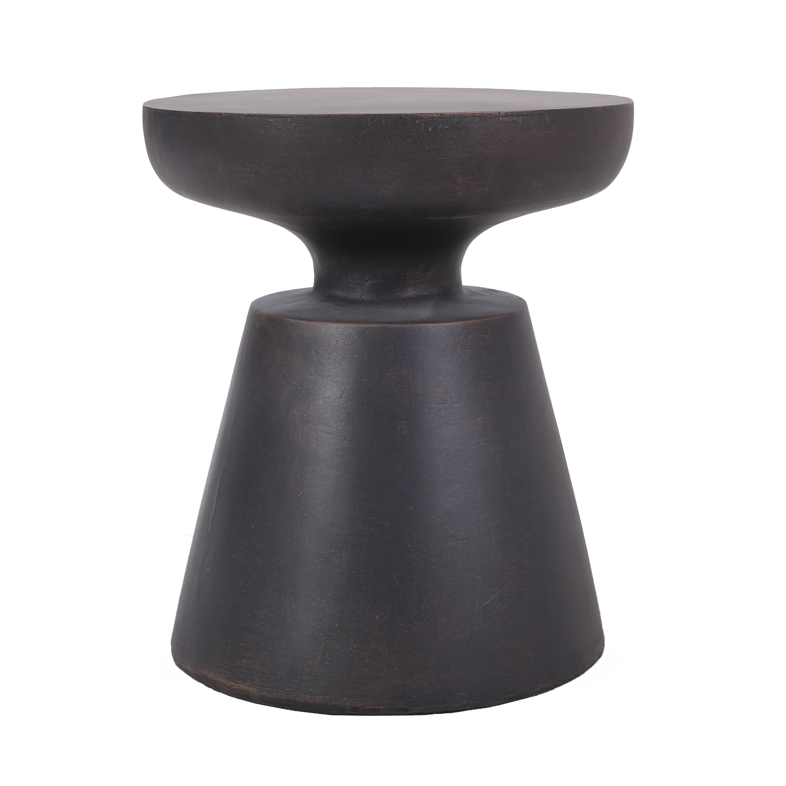 Indoor/Outdoor Lightweight Concrete End Table