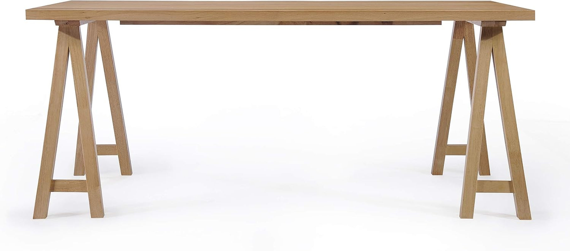 Mid Century Modern Dining Set - 7 Piece in Natural Oak