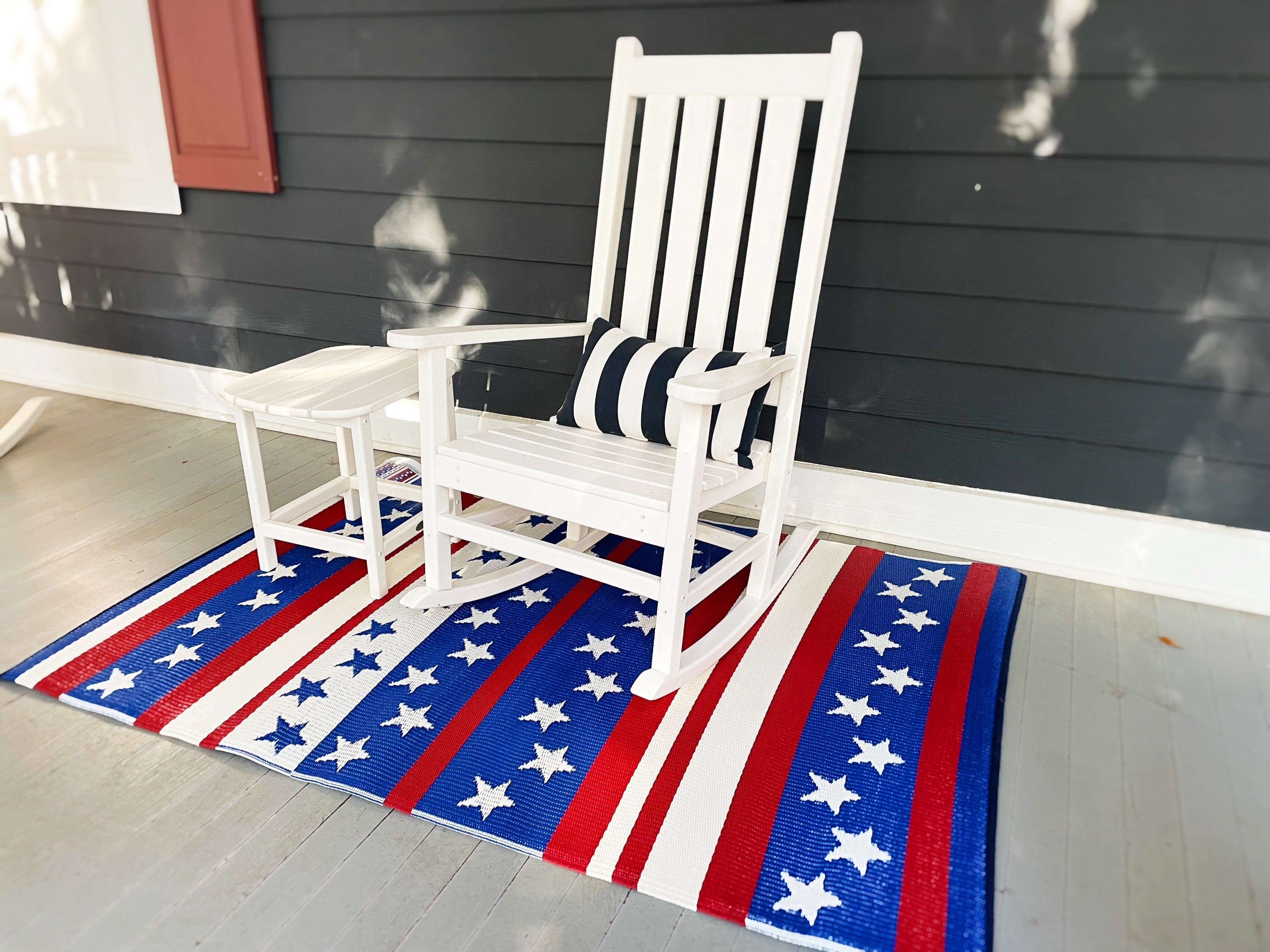 Stars and Stripes Outdoor Mat