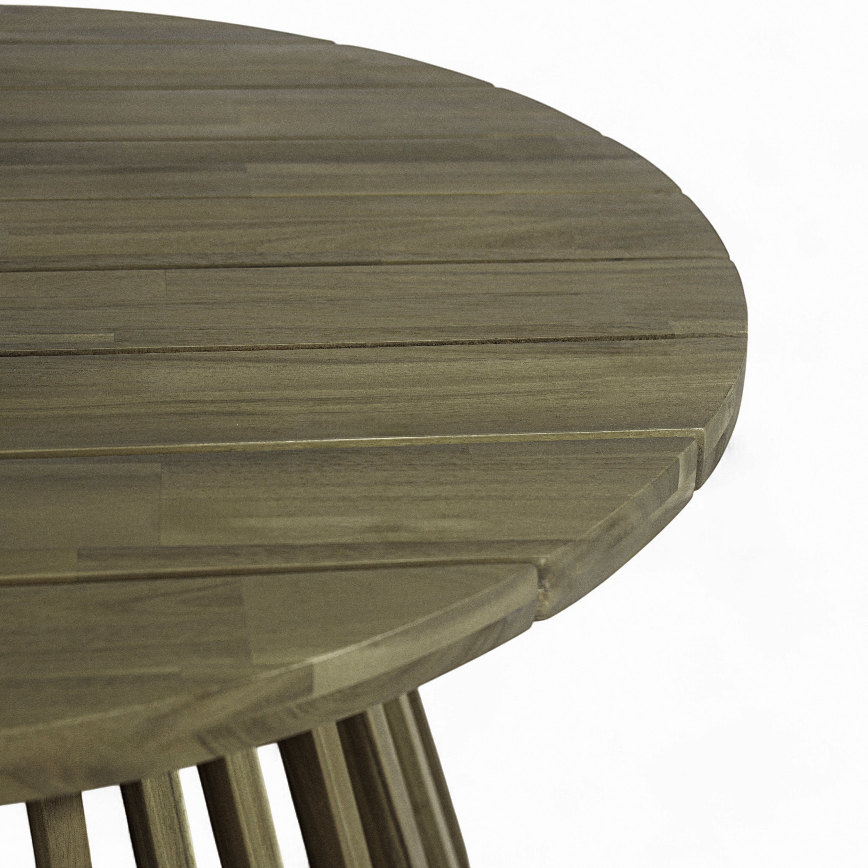 Outdoor Acacia Wood Coffee Table - Grey
