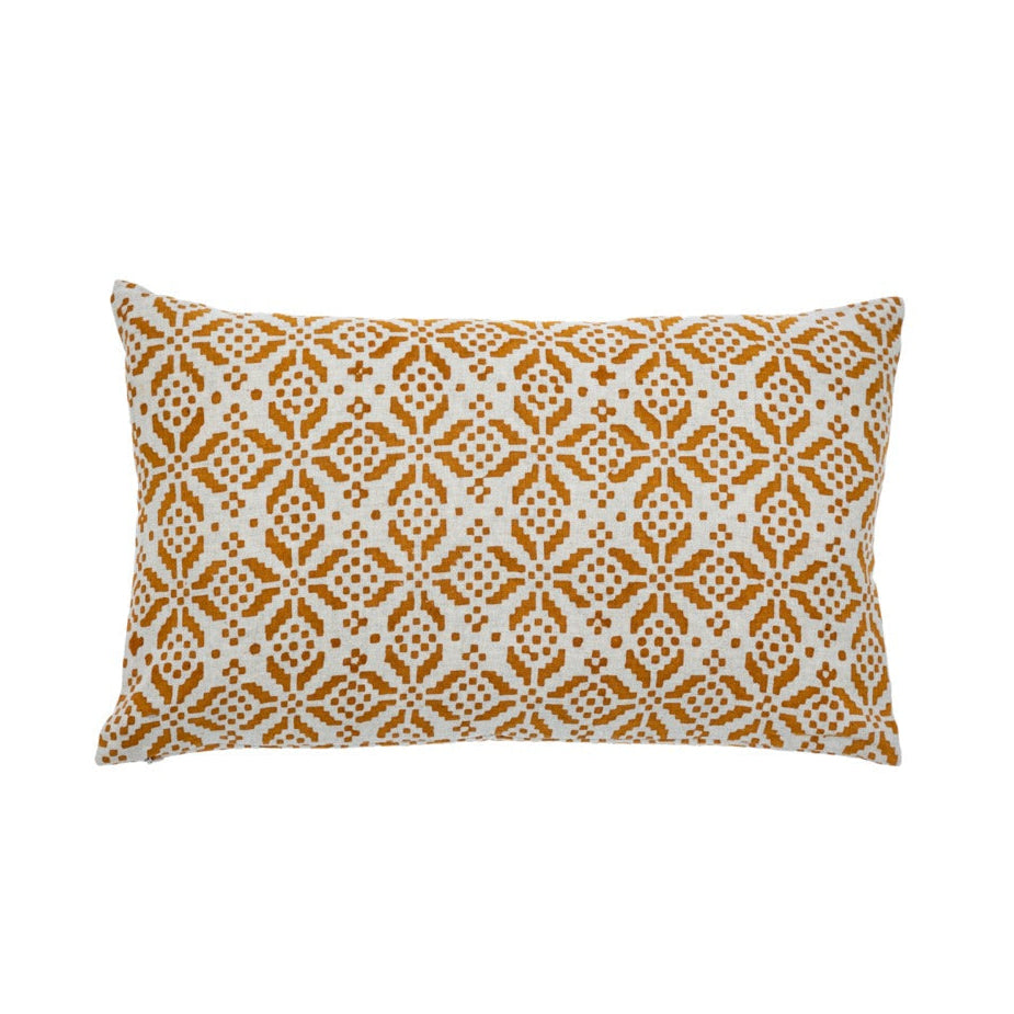 Kodava Ochre Pillow Cover
