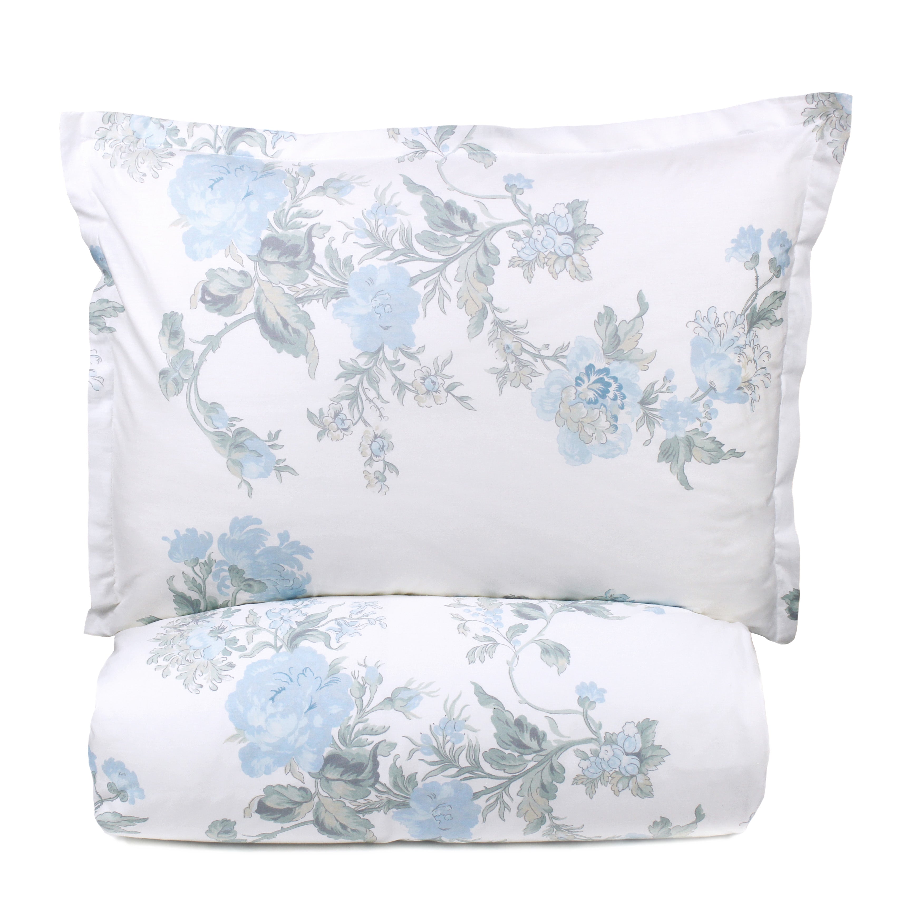 Jardin De Rose Printed Cotton Percale Duvet Sets