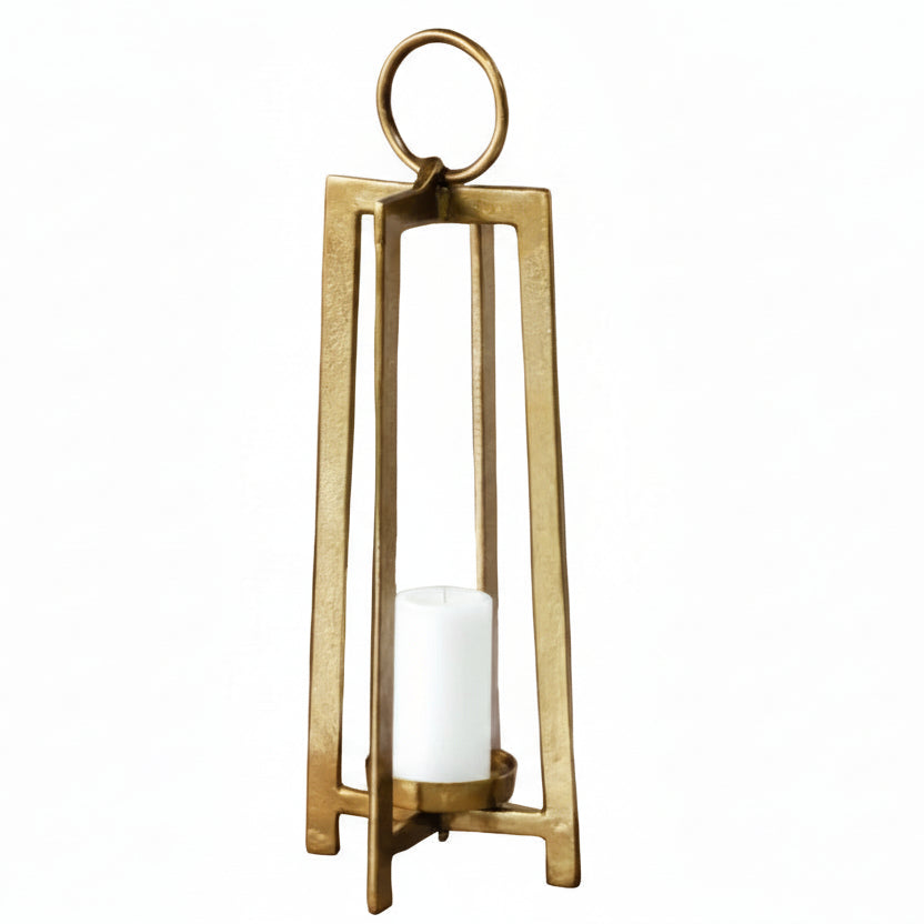 22" Antique Brass Lantern