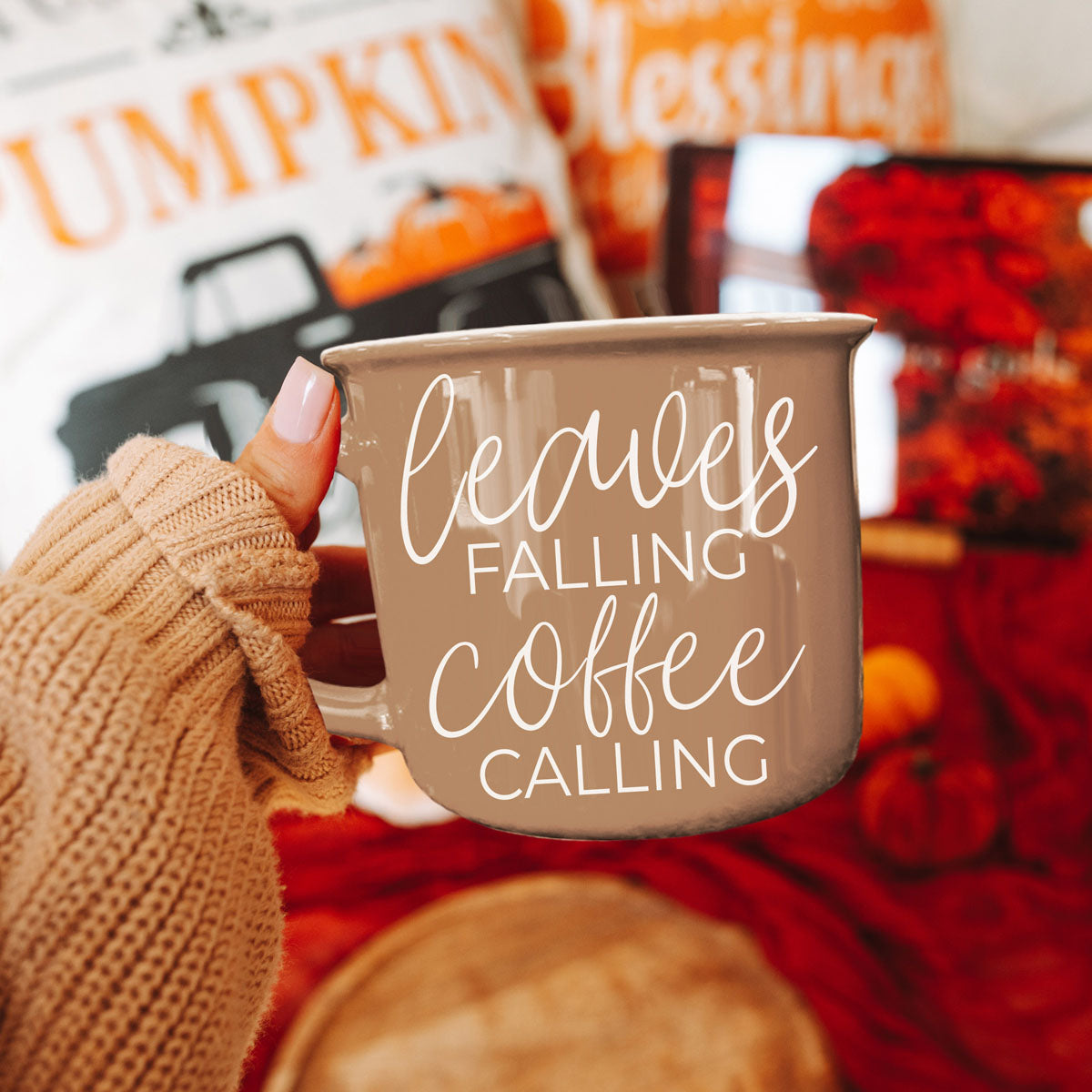 Leaves Falling 14 oz Mug