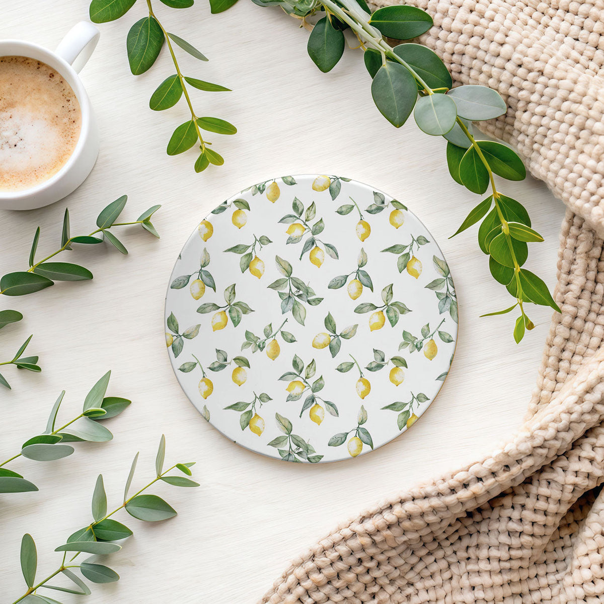 Coasters - Mediterranean Lemon, PRE-ORDER
