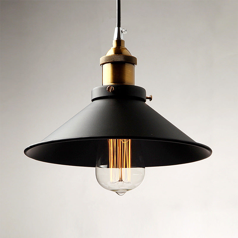 Little Black Dress Pendant Light - Black & Gold