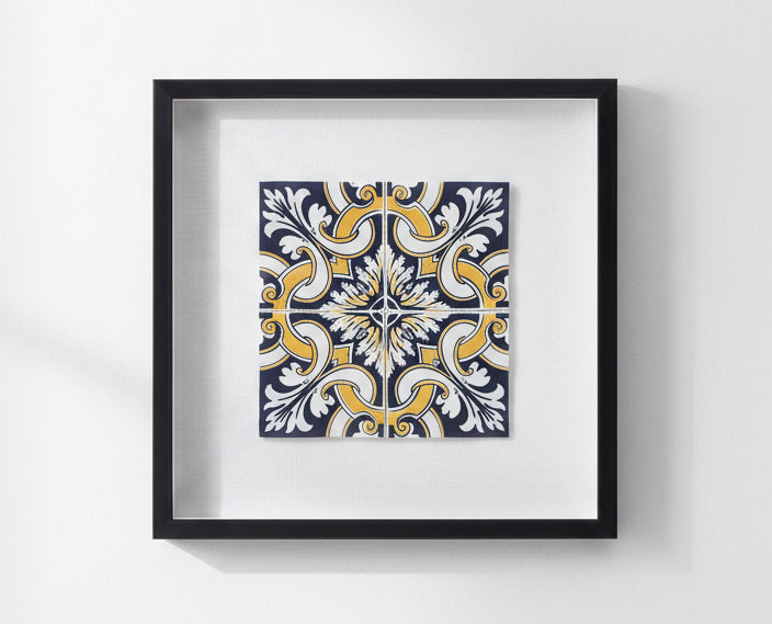 Mazgirt Majestic Black Frame Wall Art Piece