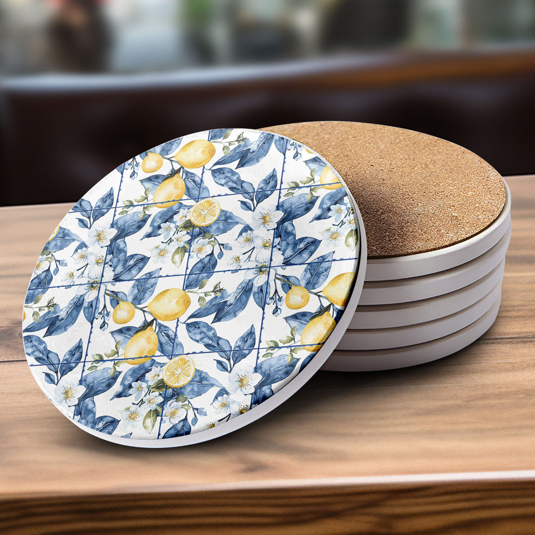 Coasters - Mediterranean Lemon, PRE-ORDER