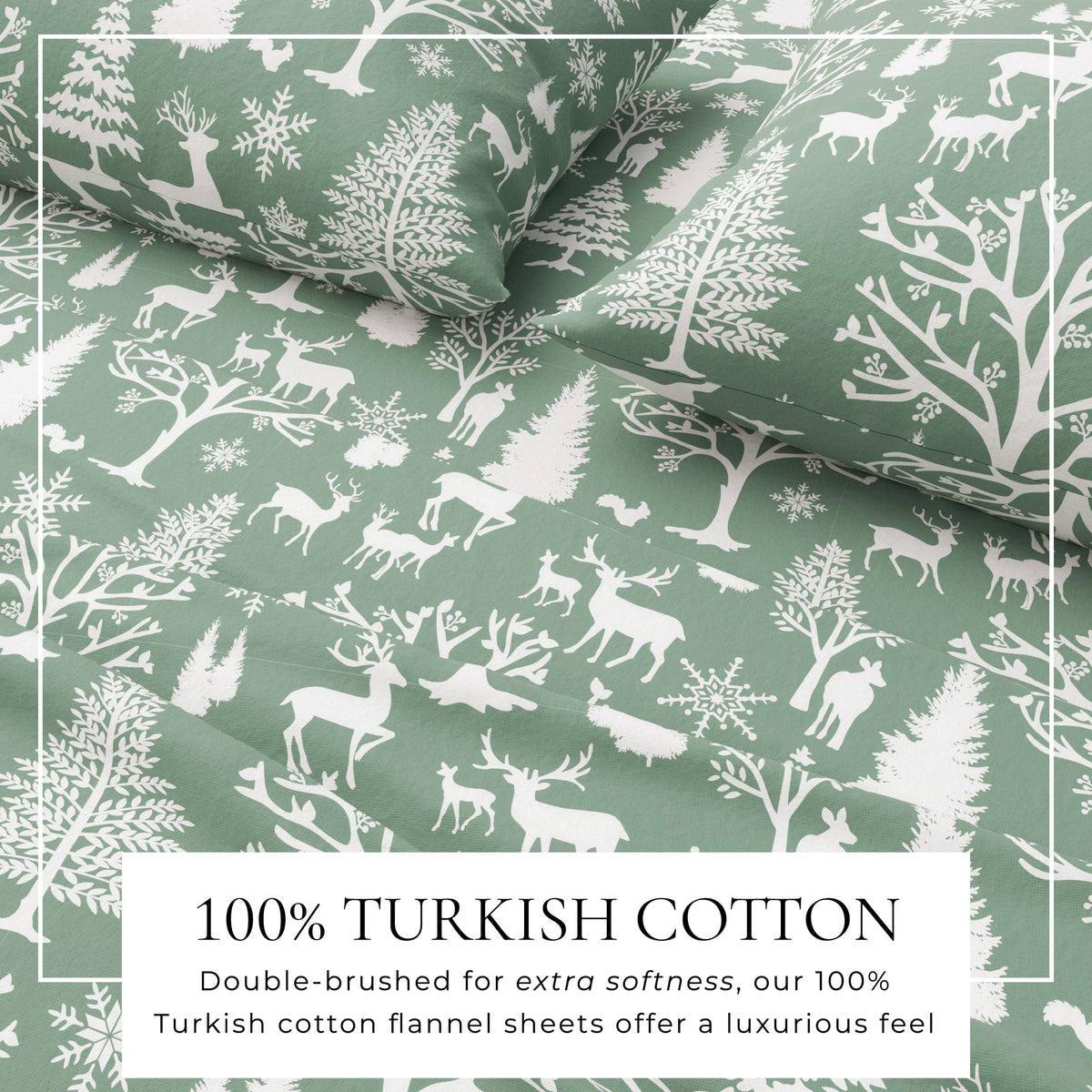Turkish Cotton Flannel Sheet Sets - Lakeview Collection