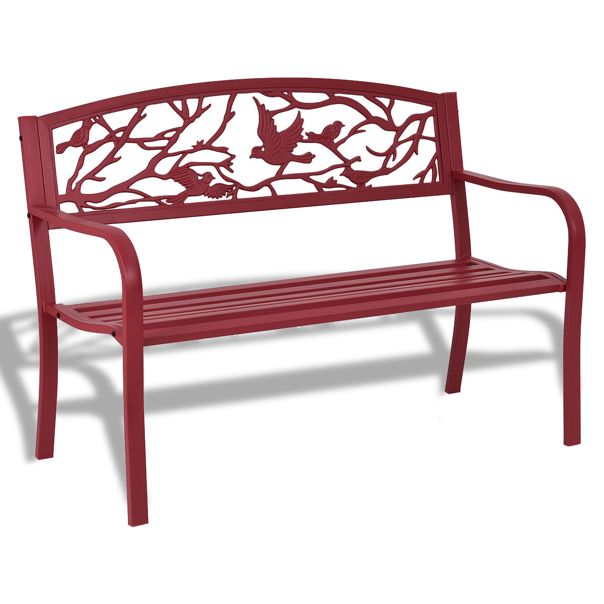 Garden Bench in Red